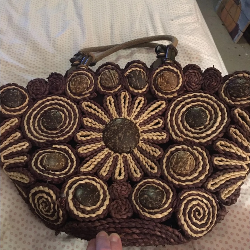 Beach bag or purse.